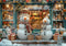Kate Noël Bonhomme de neige Boutique Toile de fond conçue par Laura Bybee - Kate Backdrop FR