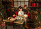 Offres Éclair #1 Kate Noël Cuisine Marron Bois Armoires Toile de fond conçue par Emetselch - Kate Backdrop FR