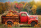 Kate Automne Récolte Camion Citrouille Toile de fond conçue par Patty Robert - Kate Backdrop FR