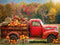 Kate Automne Récolte Camion Citrouille Toile de fond conçue par Patty Robert - Kate Backdrop FR