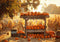 Kate Rustique Stand de citrouilles Récolte Champ Toile de fond conçue par Patty Robert - Kate Backdrop FR