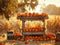 Kate Rustique Stand de citrouilles Récolte Champ Toile de fond conçue par Patty Robert - Kate Backdrop FR