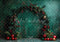 Kate Noël Vacances Arche Vert foncé Décorations Toile de fond conçue par Patty Robert - Kate Backdrop FR