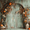 Kate Récolte Arche en bois Citrouilles Automne Toile de fond conçue par Patty Robert - Kate Backdrop FR