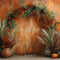 Kate Orange Automne Voûte Plantes Toile de fond conçue par Patty Robert - Kate Backdrop FR