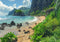Kate Plage Tropical Île Montagne Toile de fond conçue par Megan Leigh - Kate Backdrop FR