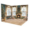 Kate Sapin de Noël Cheminée Cadeaux Fenêtre Ensemble de chambre - Kate Backdrop FR