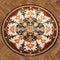 Kate Rond Rétro Floral Tapis de sol Toile de fond conçue par Emetselch - Kate Backdrop FR