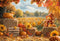 Kate Automne Récolte Champ de tournesol Toile de fond conçue par Emetselch - Kate Backdrop FR