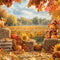 Kate Automne Récolte Champ de tournesol Toile de fond conçue par Emetselch - Kate Backdrop FR