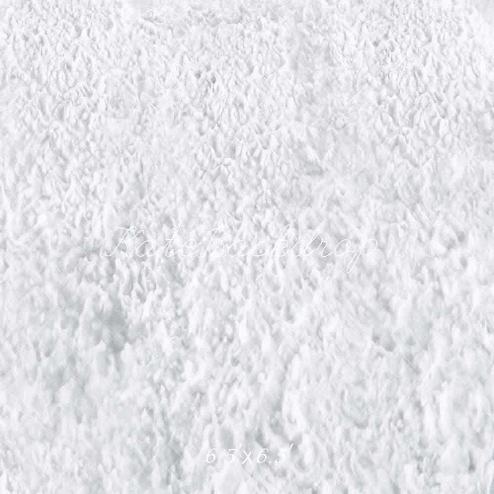 Kate Hiver Blanc Neige Sol Toile de fond conçue par Emetselch - Kate Backdrop FR