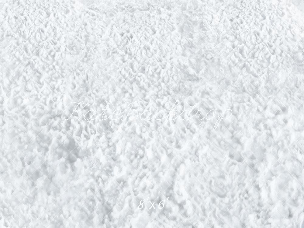 Kate Hiver Blanc Neige Sol Toile de fond conçue par Emetselch - Kate Backdrop FR