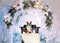 Kate Hiver Blanc Neige Arche Florale Toile de fond conçue par Emetselch - Kate Backdrop FR