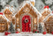 Kate Noël Maisons en pain d'épice Neige Toile de fond conçue par Emetselch - Kate Backdrop FR