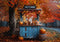 Kate Automne Érable Stand de cidre Pomme Toile de fond conçue par Mini MakeBelieve - Kate Backdrop FR