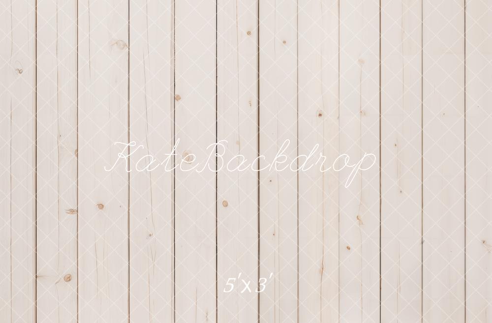 Kate Beige Planche de bois Sol Toile de fond conçue par Emetselch - Kate Backdrop FR