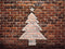 Kate Sapin de Noël Mur de briques Rouge Toile de fond conçue par Megan Leigh - Kate Backdrop FR