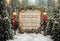 Kate Arbre de Noël Partition de Musique Neige Toile de fond conçue par Emetselch - Kate Backdrop FR