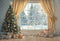 Kate Sapin de Noël Fenêtre Rideaux Cadeaux Toile de fond conçue par Emetselch - Kate Backdrop FR