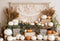 Kate Automne Bohème Citrouille Macramé Toile de fond conçue par Emetselch - Kate Backdrop FR