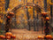 Kate Automne Citrouille Arche Forêt Toile de fond conçue par Emetselch - Kate Backdrop FR