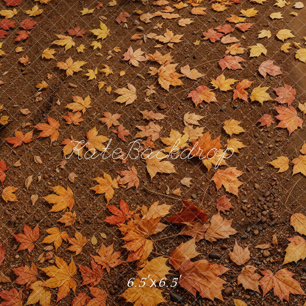 Kate Automne Feuilles d'érable Sol Toile de fond conçue par Emetselch - Kate Backdrop FR