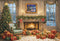 Kate Sapin de Noël Cheminée Cadeaux Chaise Toile de fond conçue par Emetselch - Kate Backdrop FR