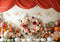 Kate Élégant Couronne florale Citrouilles Toile de fond conçue par Patty Robert - Kate Backdrop FR