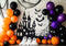 Kate Château hanté Fantômes Chauves-souris Toile de fond conçue par Patty Robert - Kate Backdrop FR