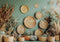 Kate Naturel Décor Bohème Panier Verdure Toile de fond conçue par Patty Robert - Kate Backdrop FR