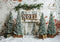 Kate Hiver Noël Mur de briques Neige Toile de fond conçue par Patty Robert - Kate Backdrop FR
