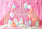 Kate Halloween Rose Fête Fantôme Ballons Toile de fond conçue par Patty Robert - Kate Backdrop FR