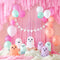 Kate Halloween Rose Fête Fantôme Ballons Toile de fond conçue par Patty Robert - Kate Backdrop FR
