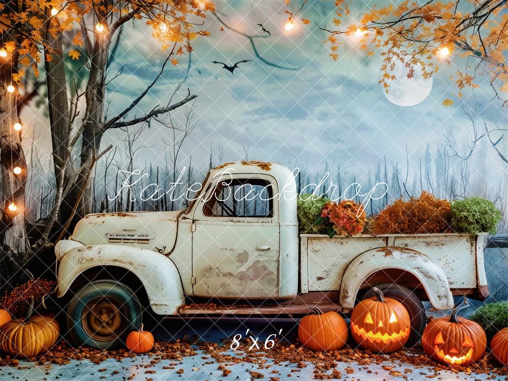 Kate Champ de Citrouille Camion Rustique Toile de fond conçue par Patty Robert - Kate Backdrop FR