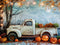 Kate Champ de Citrouille Camion Rustique Toile de fond conçue par Patty Robert - Kate Backdrop FR