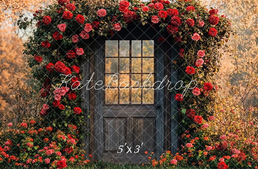 Kate Fleur Arche Porte Roses Toile de fond conçue par Emetselch - Kate Backdrop FR