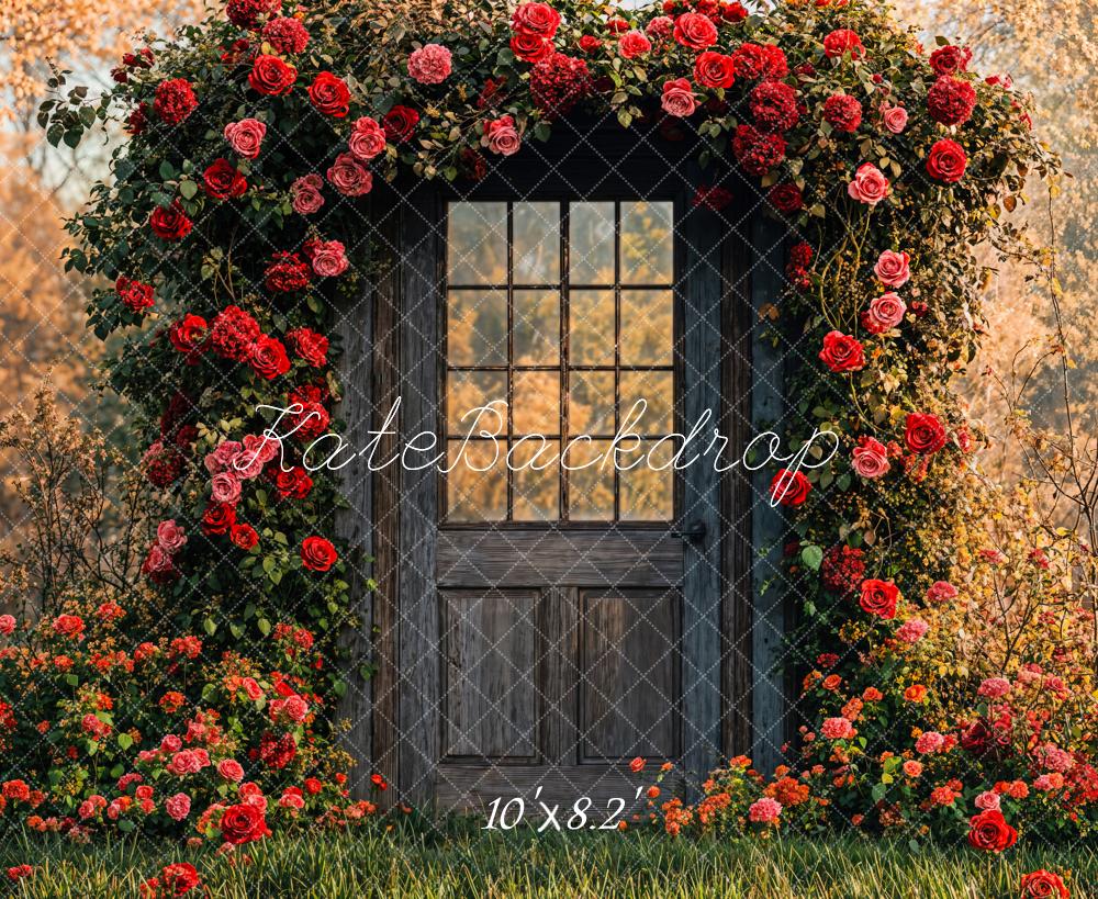Kate Fleur Arche Porte Roses Toile de fond conçue par Emetselch - Kate Backdrop FR