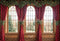 Kate Noël Fenêtre Rideaux Rouge Toile de fond conçue par Emetselch - Kate Backdrop FR
