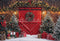 Kate Noël Grange Porte Rouge Couronne Toile de fond conçue par Emetselch - Kate Backdrop FR
