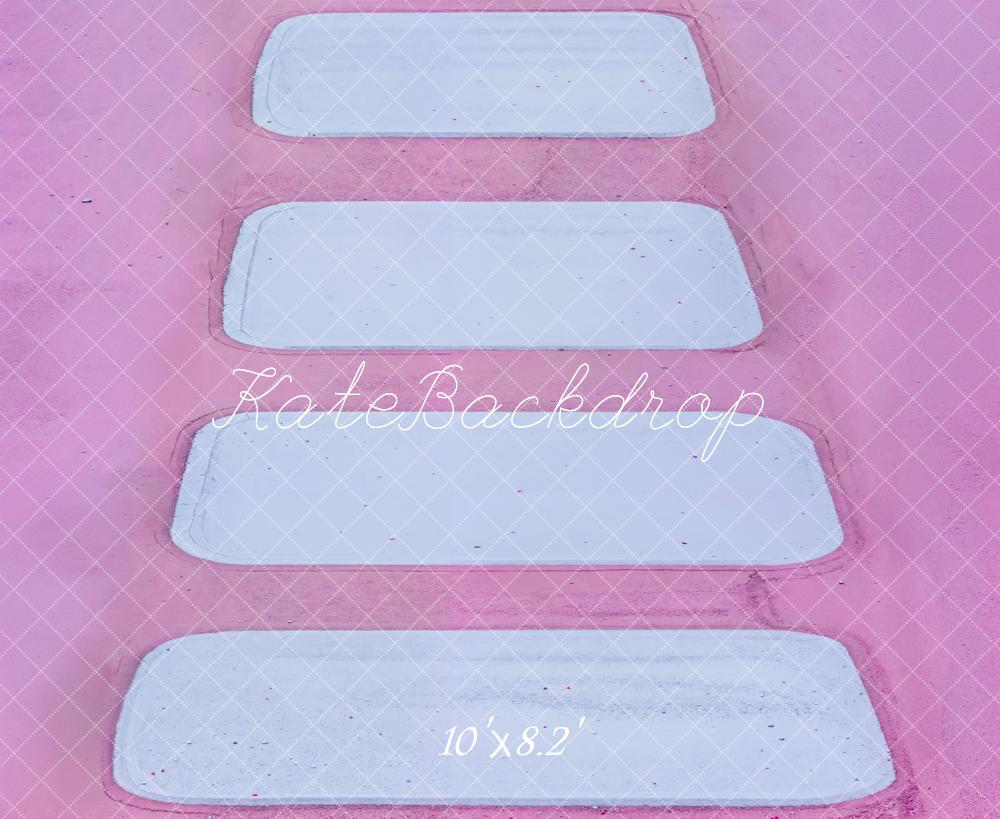 Kate Rose Escalier en Cascade Sol Toile de fond conçue par Emetselch - Kate Backdrop FR