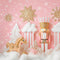 Kate Noël Casse-Noisette Rose Neige Hiver Toile de fond conçue par Patty Robert - Kate Backdrop FR