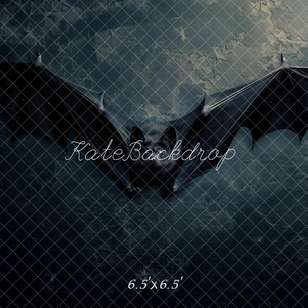 Kate Halloween Chauve-souris Noir Toile de fond conçue par Patty Robert - Kate Backdrop FR