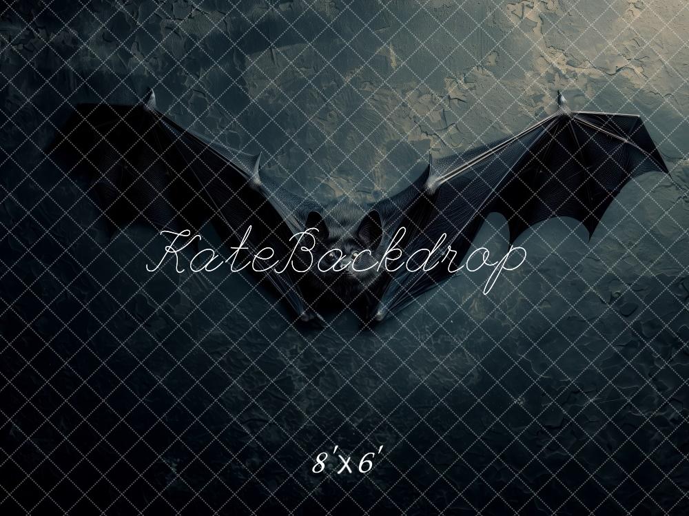 Kate Halloween Chauve-souris Noir Toile de fond conçue par Patty Robert - Kate Backdrop FR