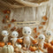 Kate Halloween Automne Citrouille Momies Toile de fond conçue par Patty Robert - Kate Backdrop FR