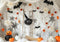 Kate Halloween Blanc Toiles d'araignées Chapeau Toile de fond conçue par Patty Robert - Kate Backdrop FR