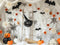 Kate Halloween Blanc Toiles d'araignées Chapeau Toile de fond conçue par Patty Robert - Kate Backdrop FR
