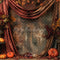 Kate Automne Citrouille Rideaux Rouge Toile de fond conçue par Patty Robert - Kate Backdrop FR
