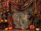 Kate Automne Citrouille Rideaux Rouge Toile de fond conçue par Patty Robert - Kate Backdrop FR