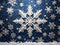 Kate Bleu Hiver Flocons de neige Toile de fond conçue par Patty Robert - Kate Backdrop FR