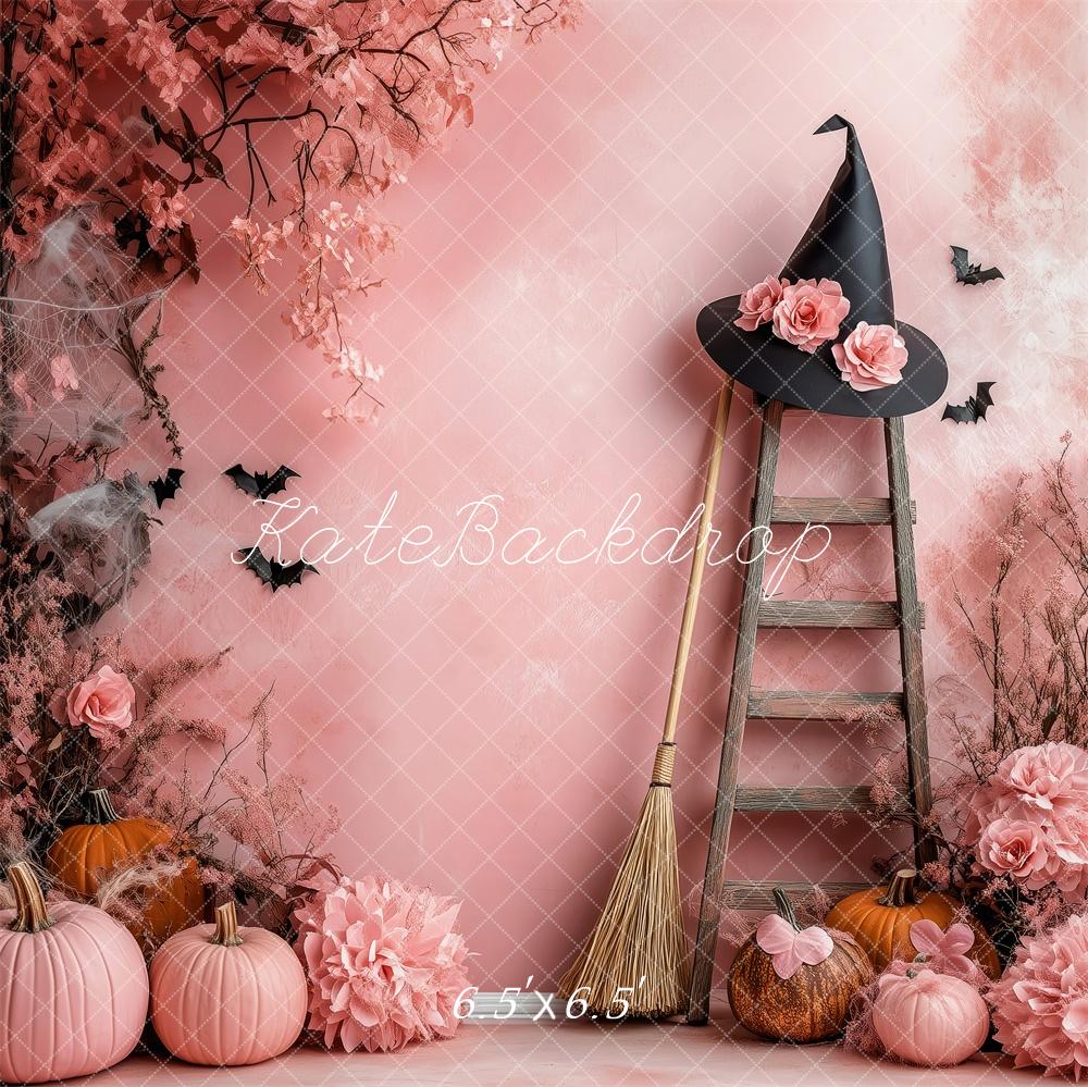 Kate Halloween Rose Coin des sorcières Toile de fond conçue par Patty Robert - Kate Backdrop FR